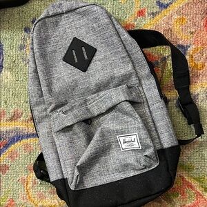 Herschel Supply Company Gray and Black Men's crossbody bag